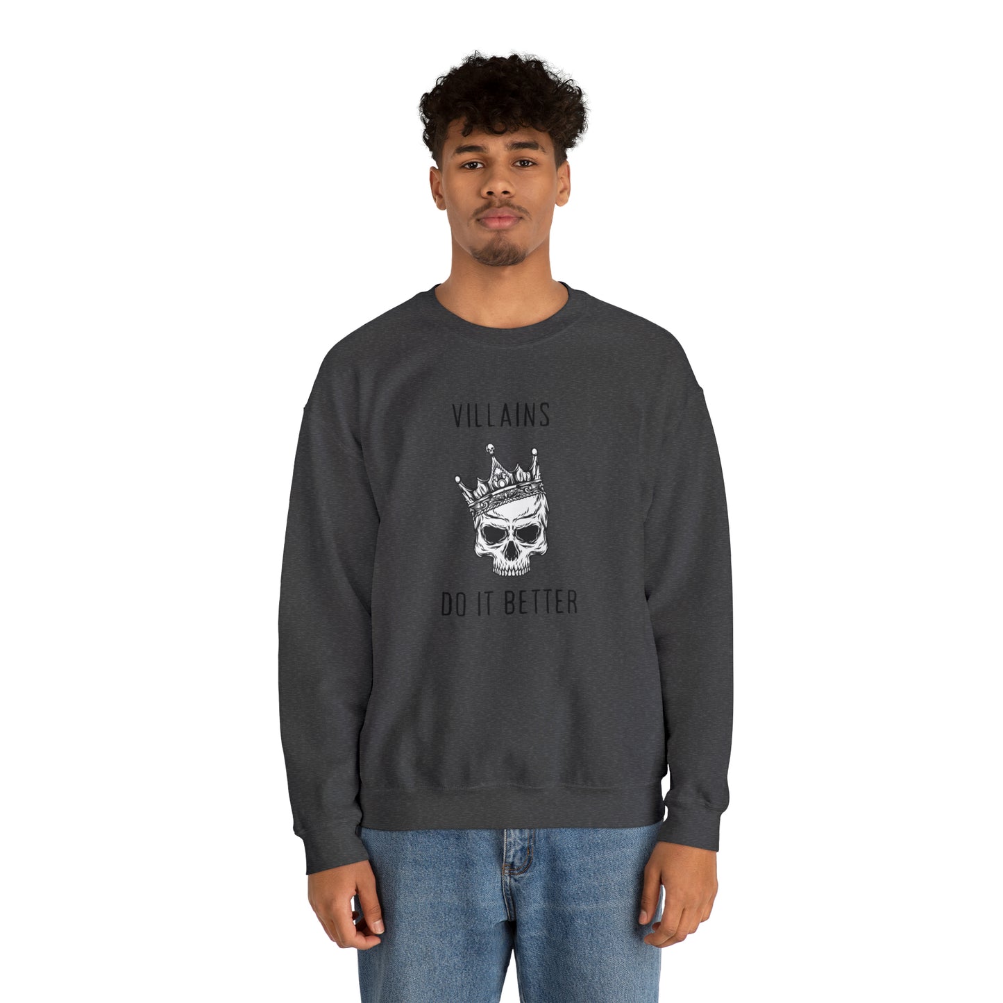 Villians Do It Better Unisex Heavy Blend™ Crewneck Sweatshirt