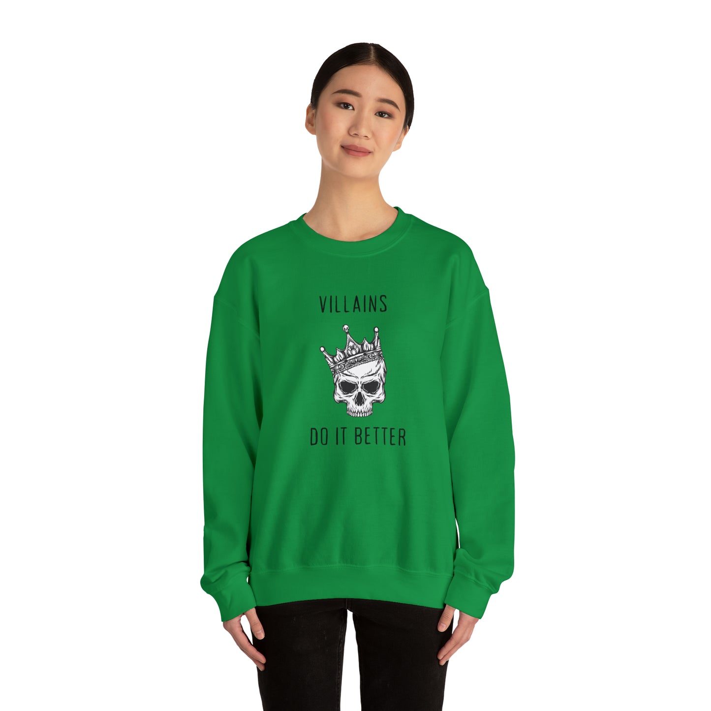 Villians Do It Better Unisex Heavy Blend™ Crewneck Sweatshirt