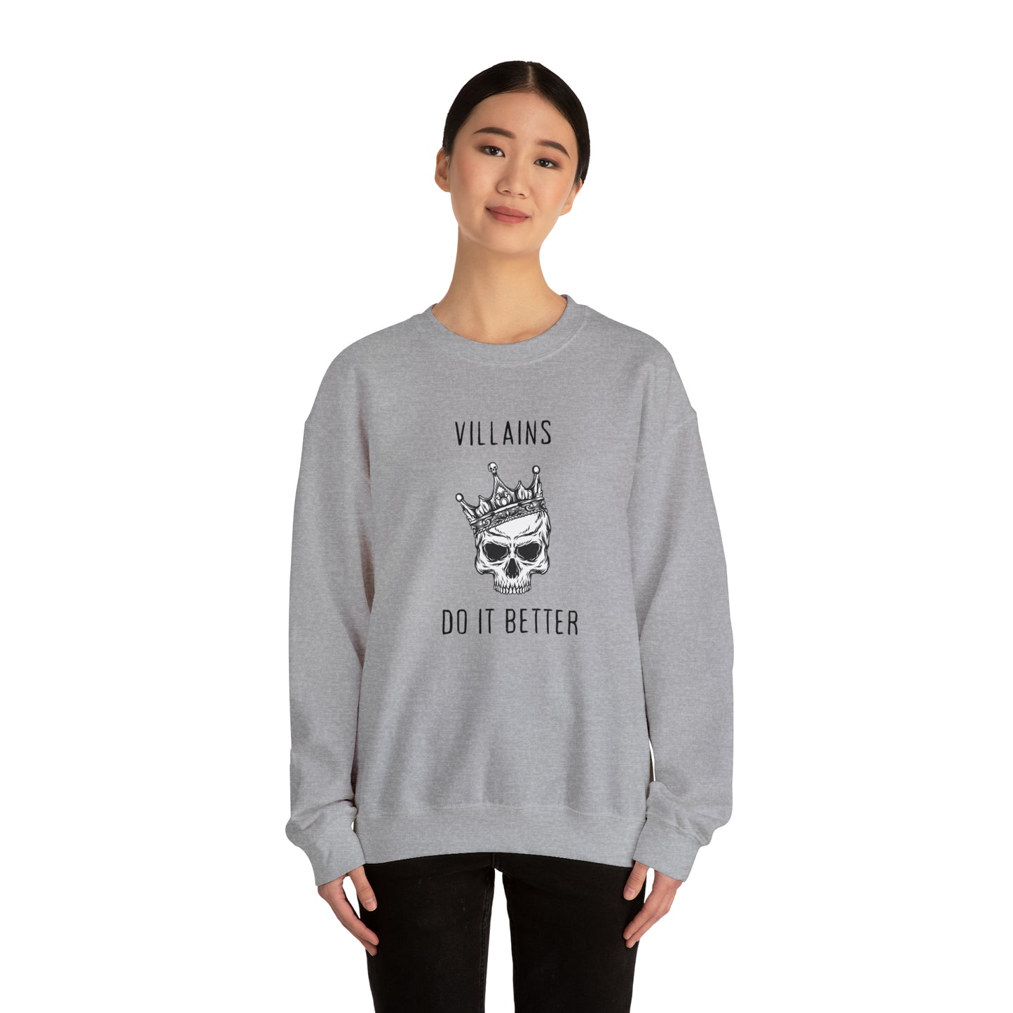 Villians Do It Better Unisex Heavy Blend™ Crewneck Sweatshirt