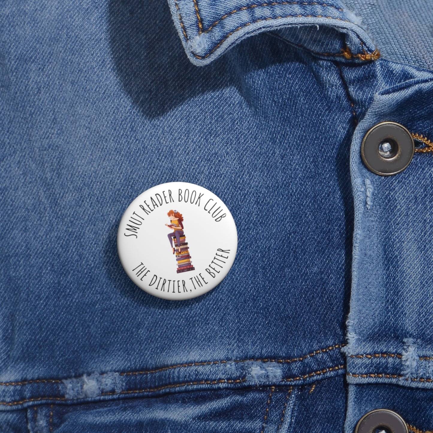Smut Reader Book Club Pin Buttons