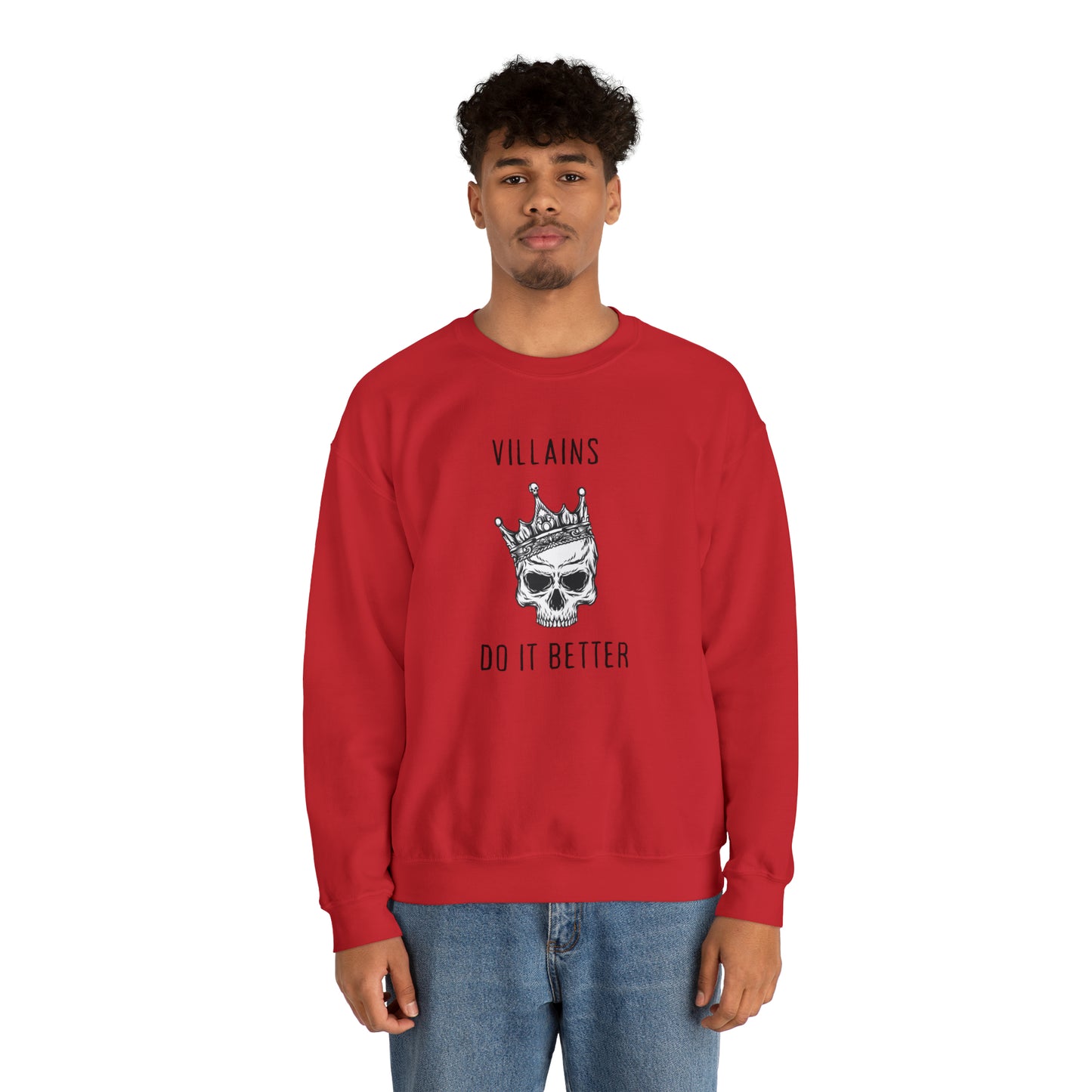 Villians Do It Better Unisex Heavy Blend™ Crewneck Sweatshirt