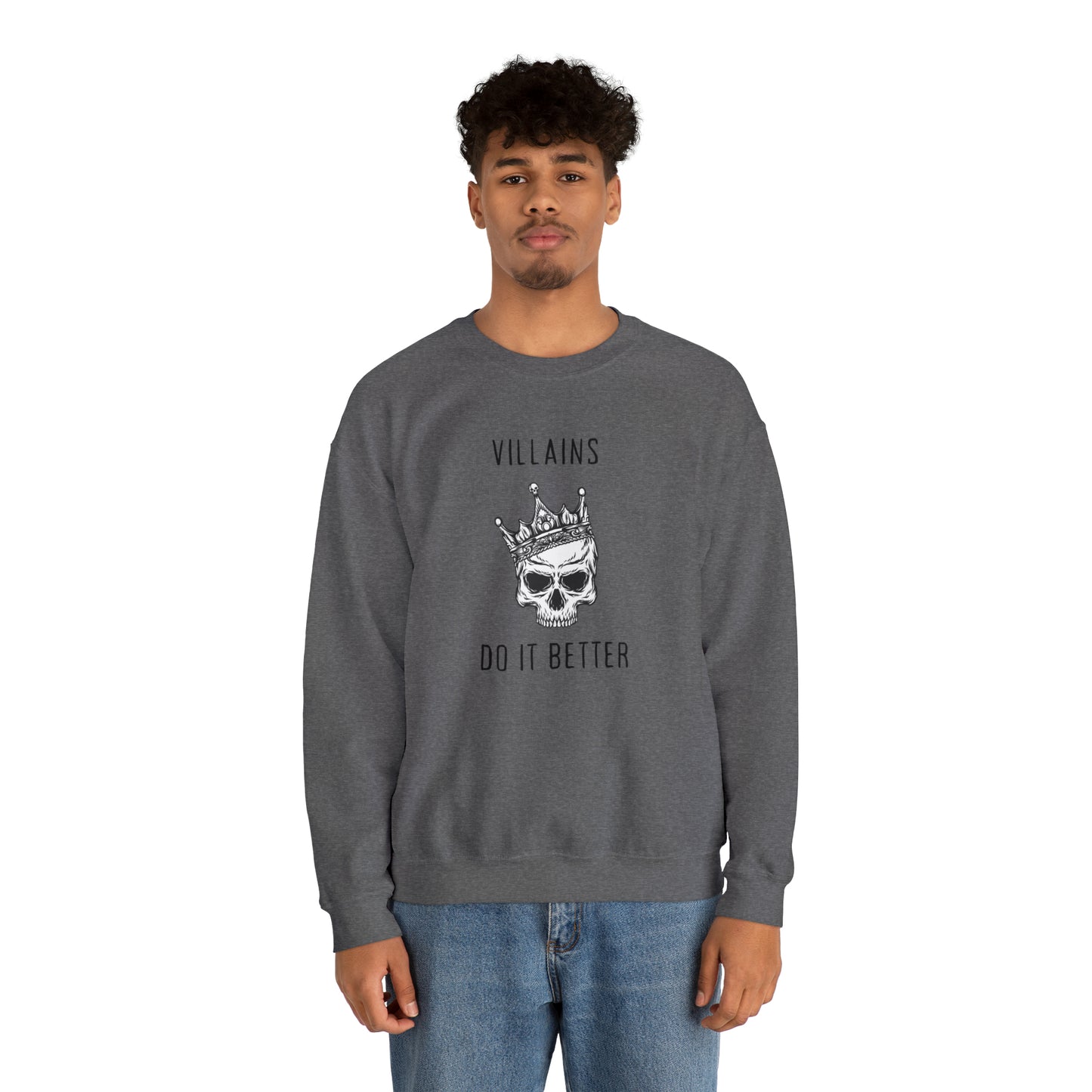 Villians Do It Better Unisex Heavy Blend™ Crewneck Sweatshirt