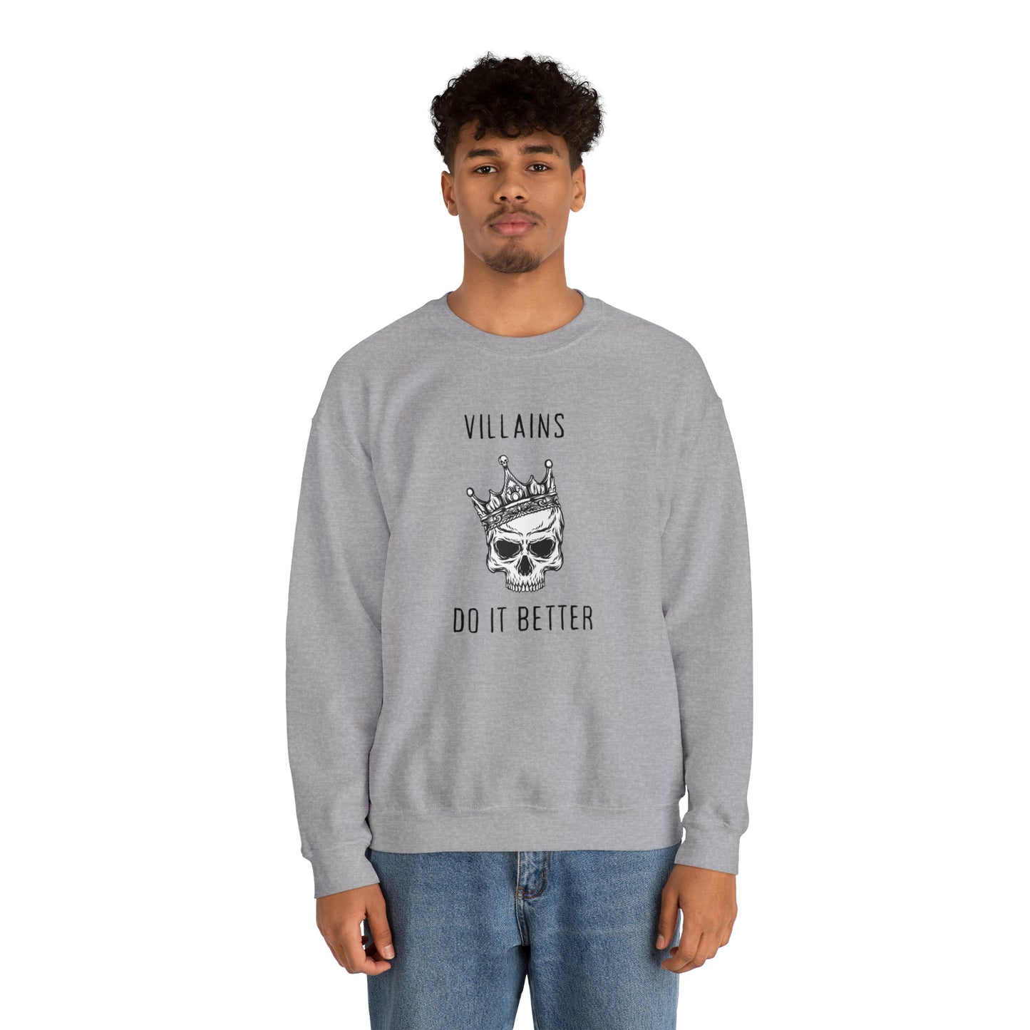 Villians Do It Better Unisex Heavy Blend™ Crewneck Sweatshirt
