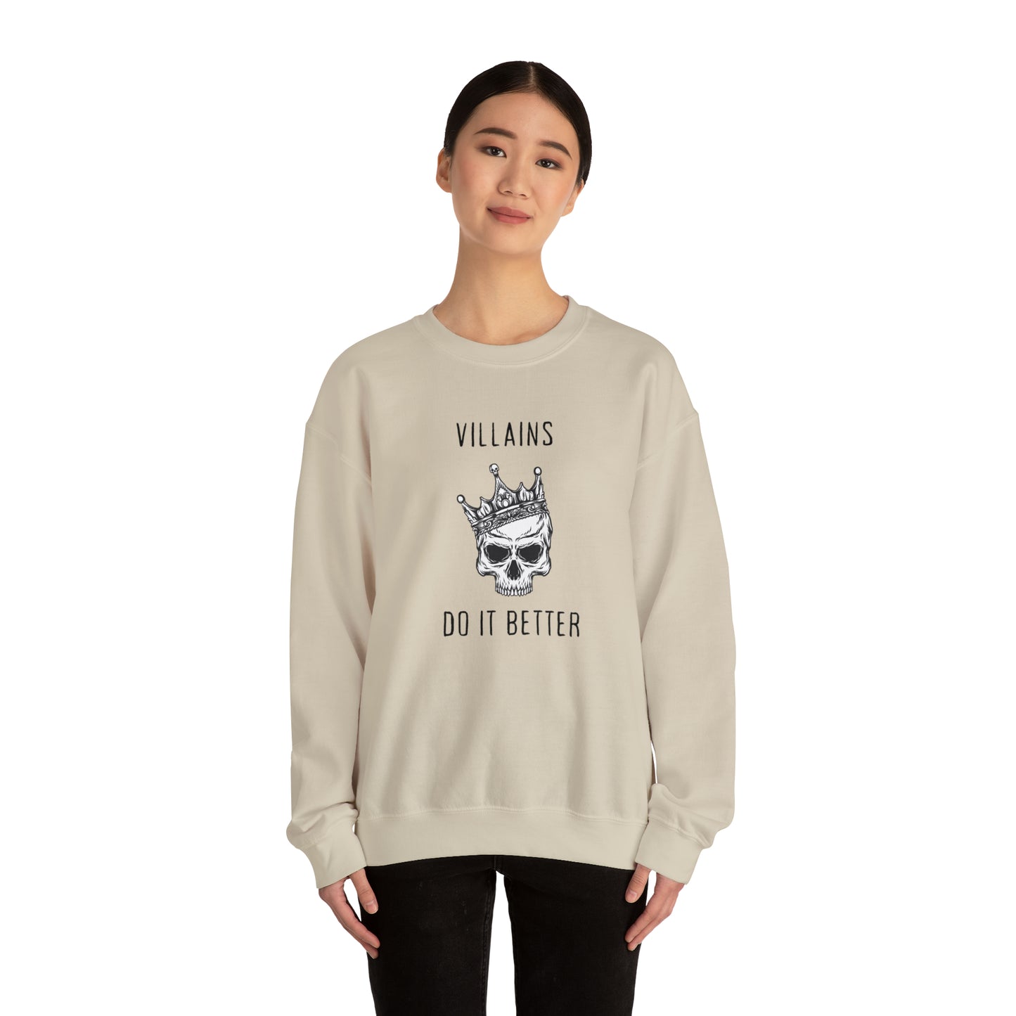 Villians Do It Better Unisex Heavy Blend™ Crewneck Sweatshirt