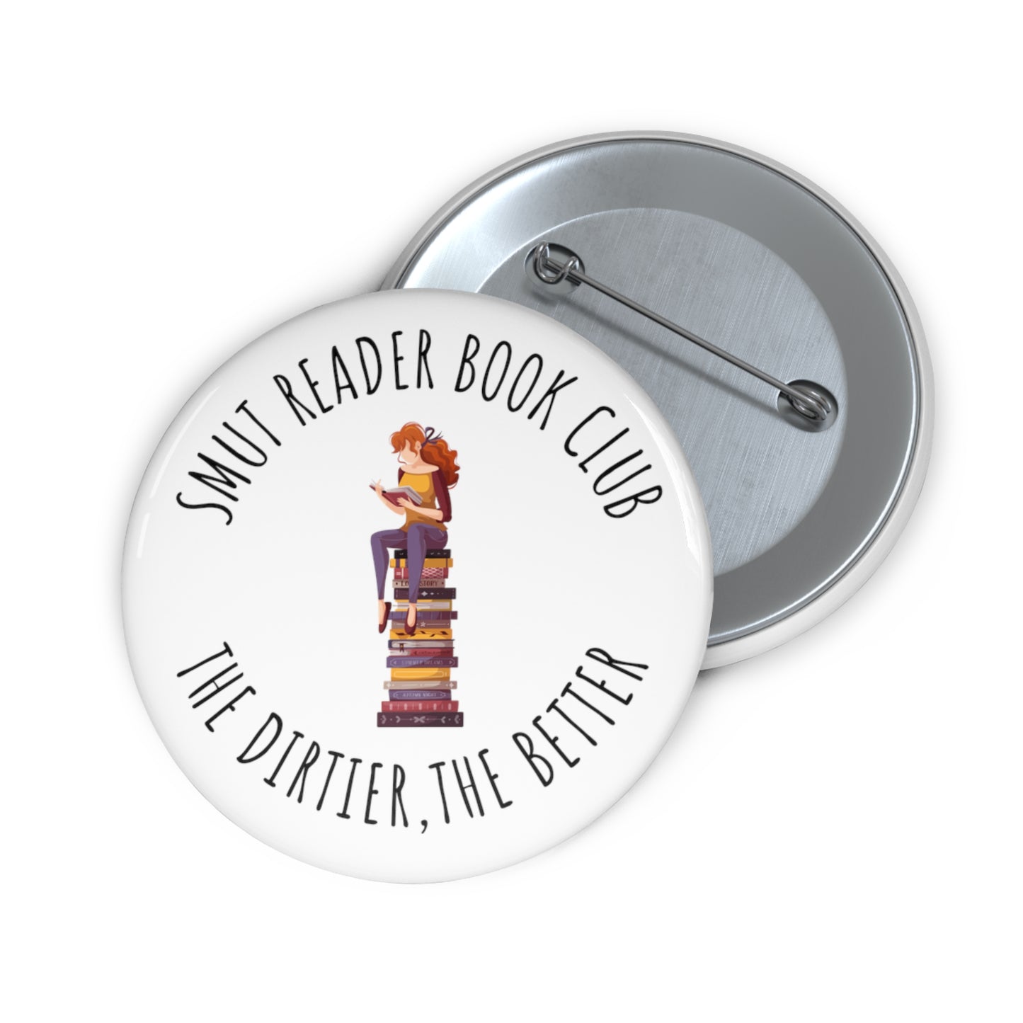 Smut Reader Book Club Pin Buttons