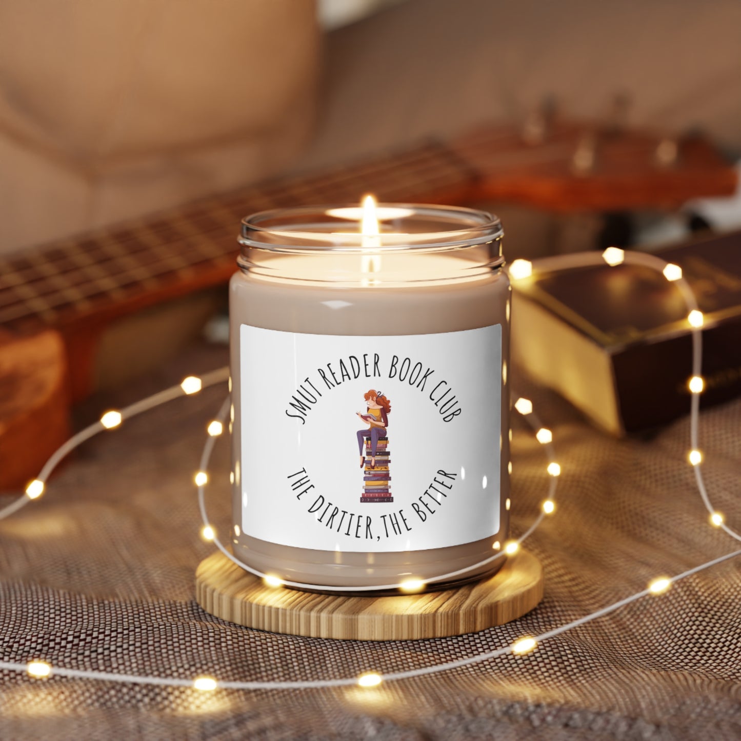 Smut Lover Book Club Scented Soy Candle, 9oz