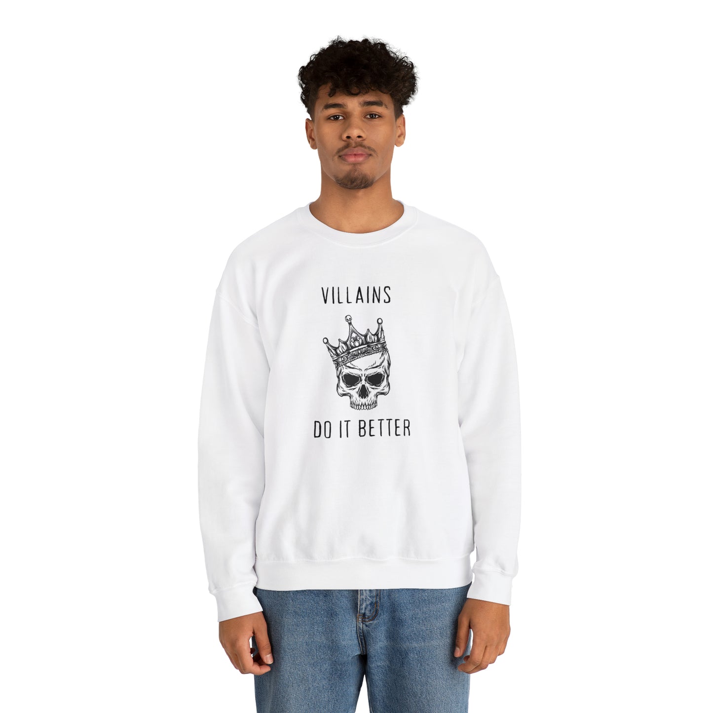 Villians Do It Better Unisex Heavy Blend™ Crewneck Sweatshirt
