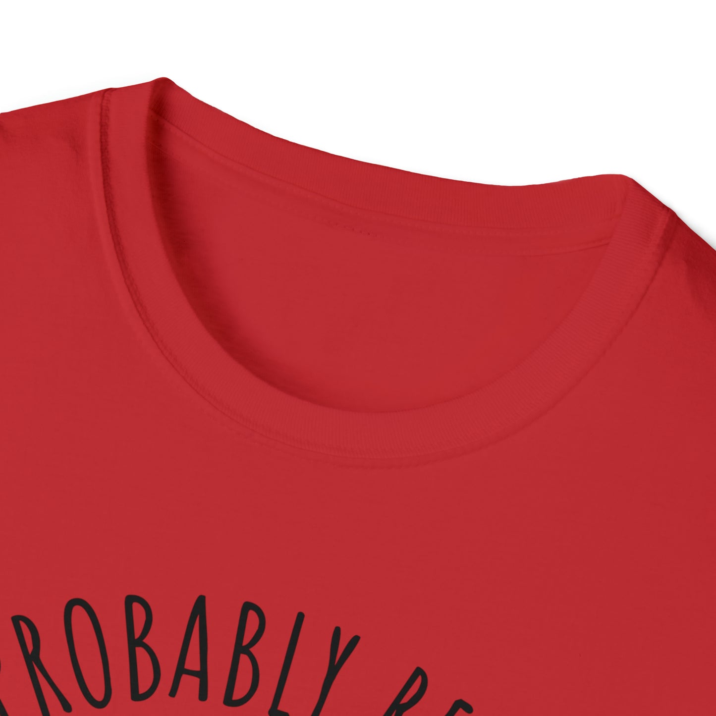 I'm Probably Reading Something Smutty Unisex Softstyle T-Shirt