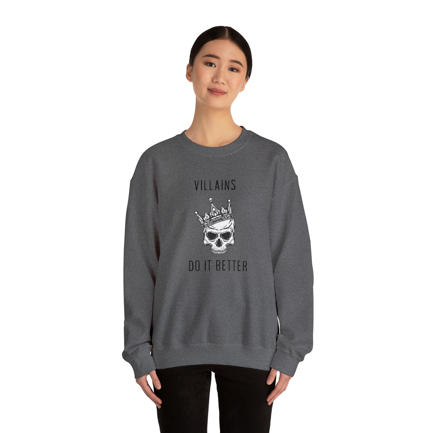 Villians Do It Better Unisex Heavy Blend™ Crewneck Sweatshirt