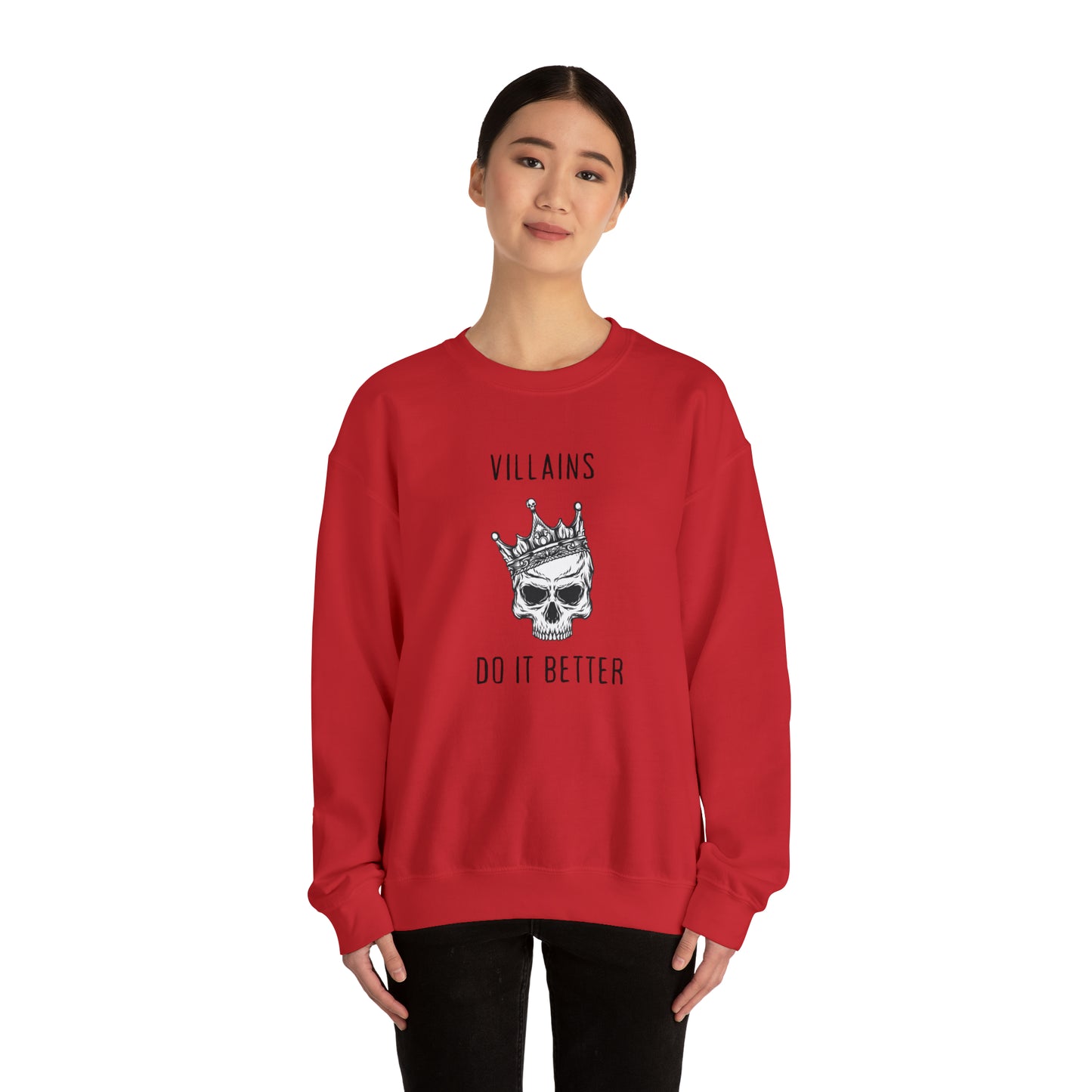 Villians Do It Better Unisex Heavy Blend™ Crewneck Sweatshirt
