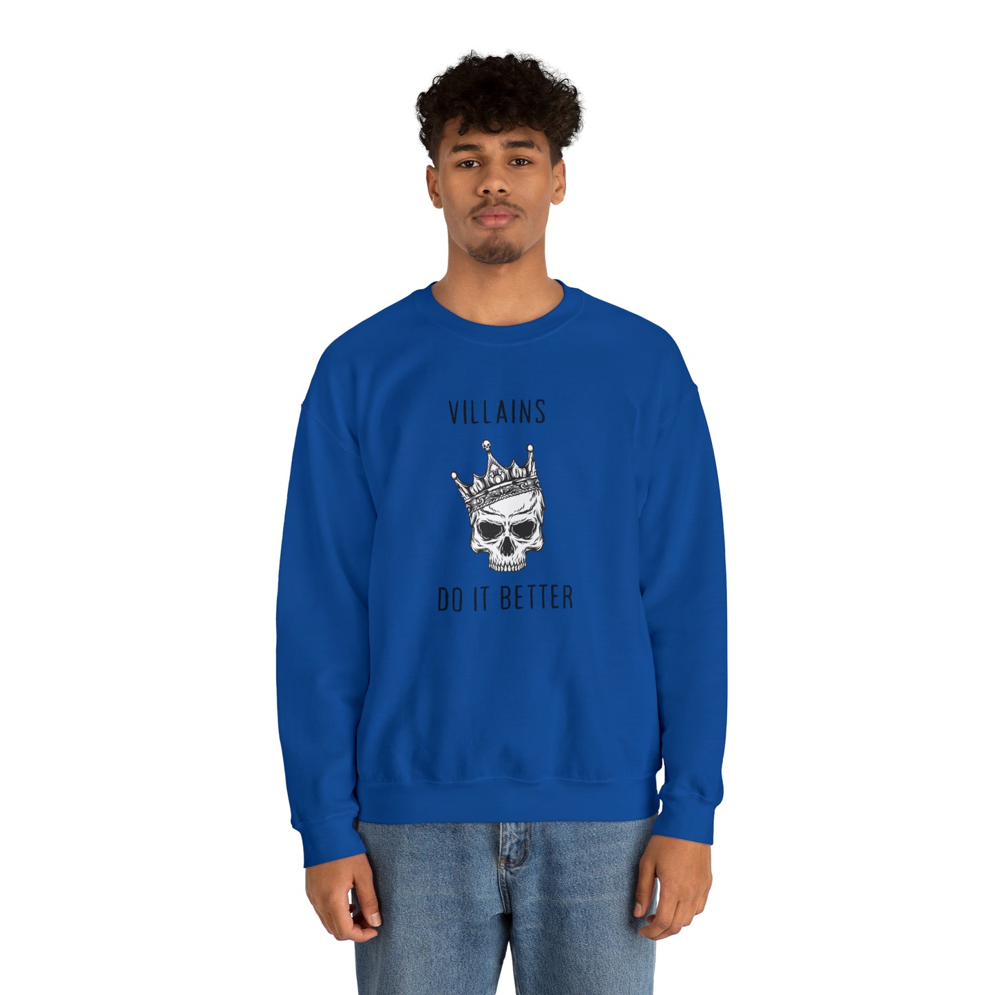 Villians Do It Better Unisex Heavy Blend™ Crewneck Sweatshirt