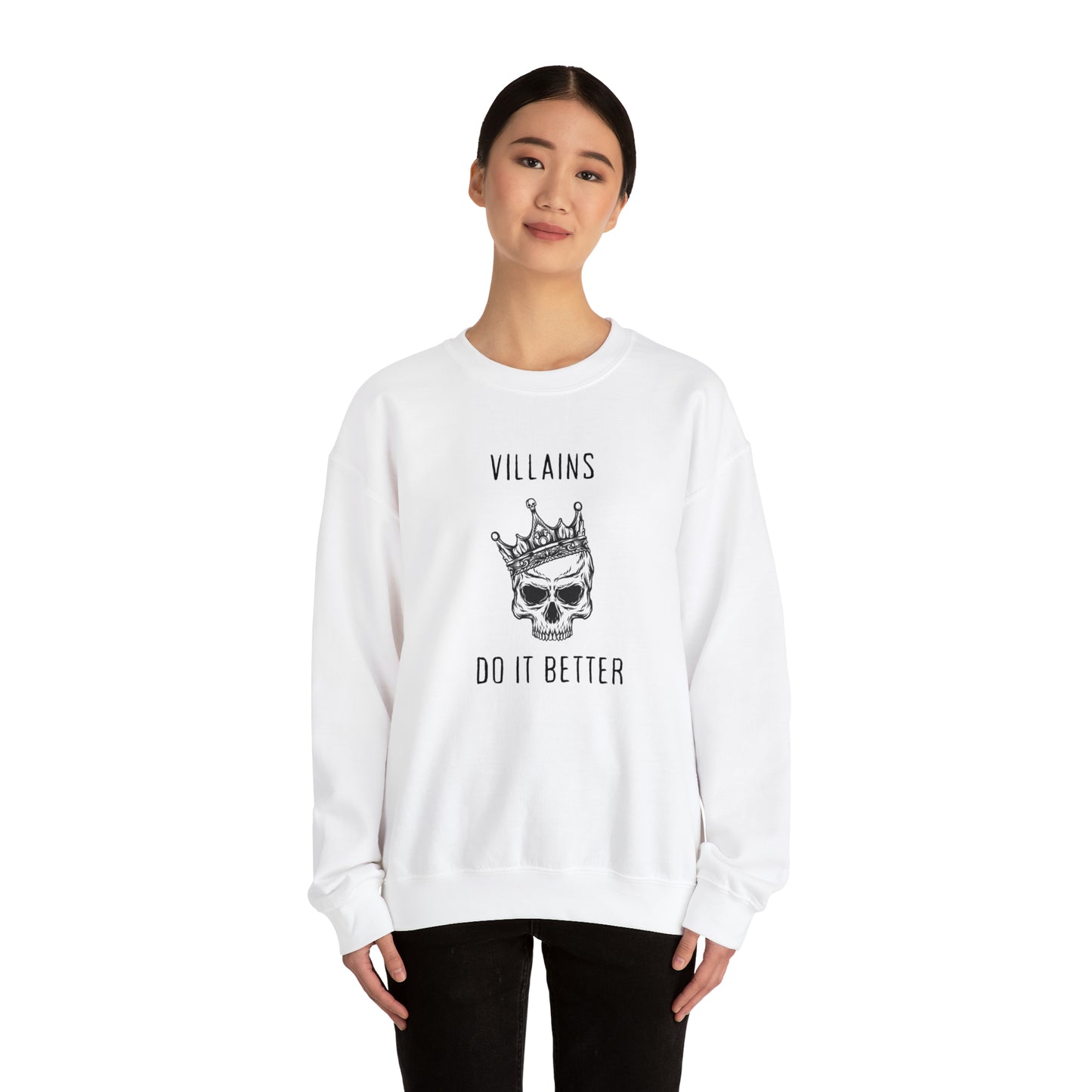 Villians Do It Better Unisex Heavy Blend™ Crewneck Sweatshirt