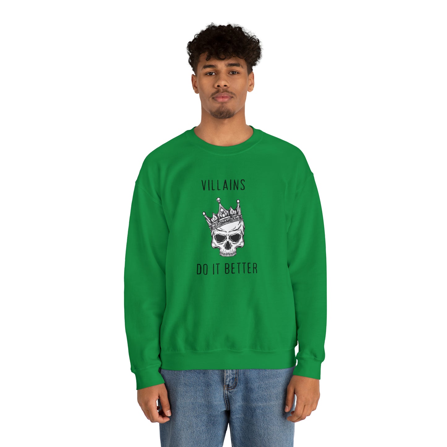 Villians Do It Better Unisex Heavy Blend™ Crewneck Sweatshirt