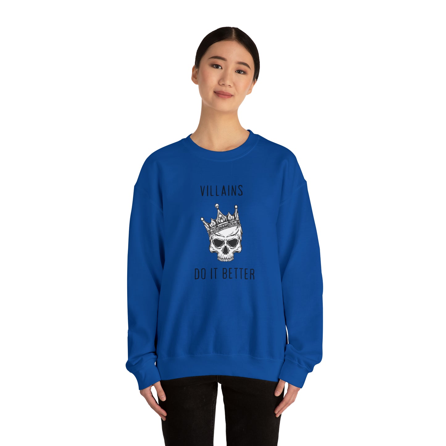 Villians Do It Better Unisex Heavy Blend™ Crewneck Sweatshirt