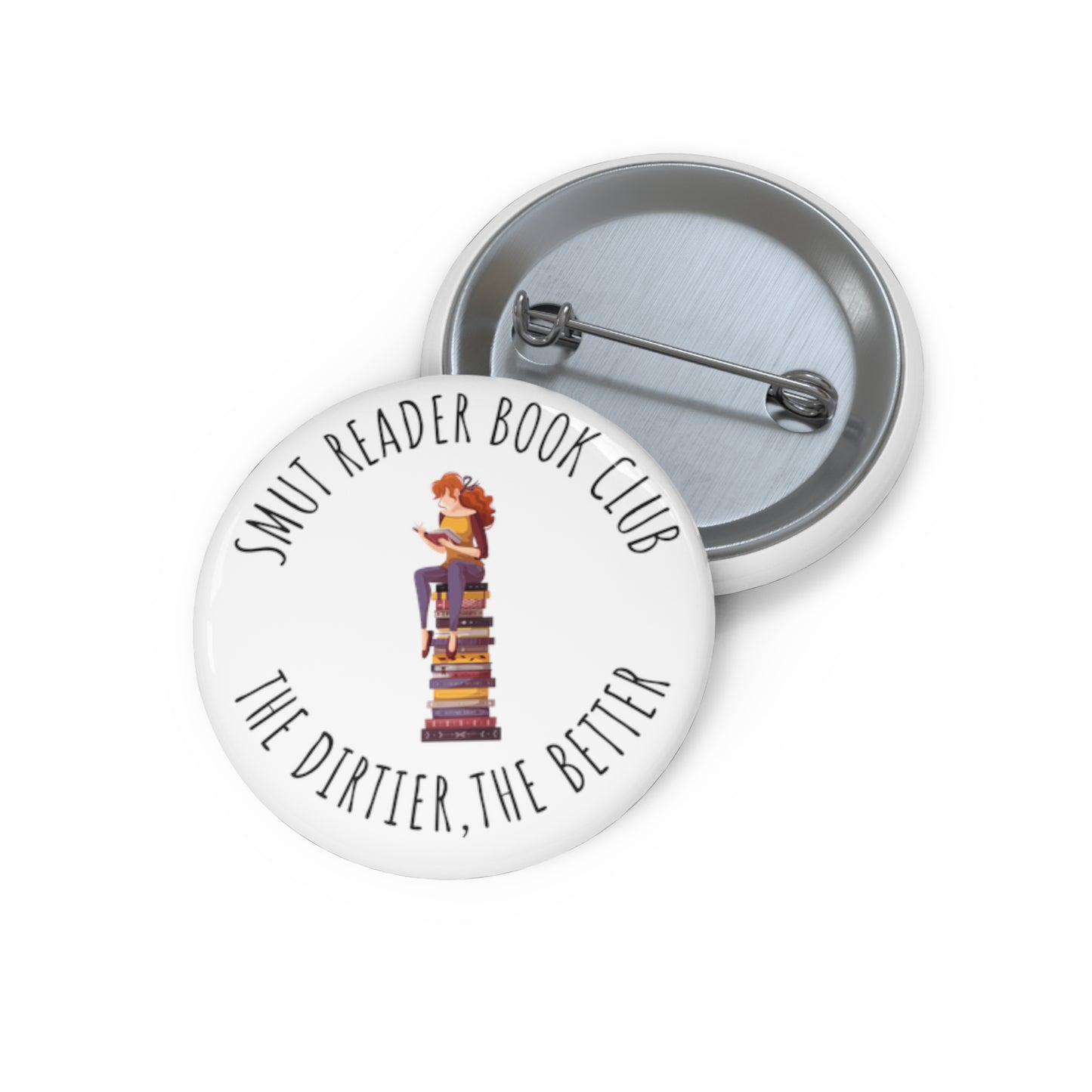 Smut Reader Book Club Pin Buttons